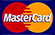 The logo for the MasterCard credit card.